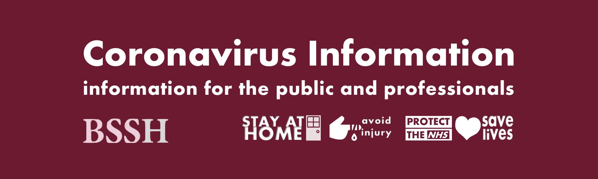 Coronavirus Information - resources for the public and professionals