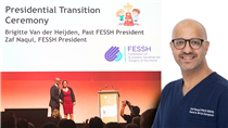 Inauguration of the first UK president of FESSH